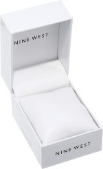 Nine West Women's Crystal Accented Bracelet Watch - Image 3